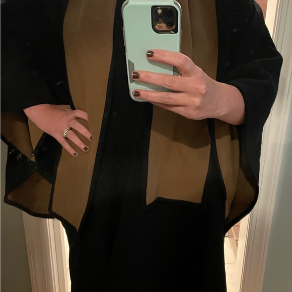 James Peter James Wool and Cashmere Cape OS Great Britain coat cape cloak - Picture 4 of 8